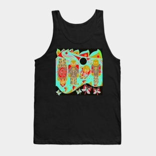 galactic soccer brick atlante boys board ecopop in mandala wallpaper 4 Tank Top